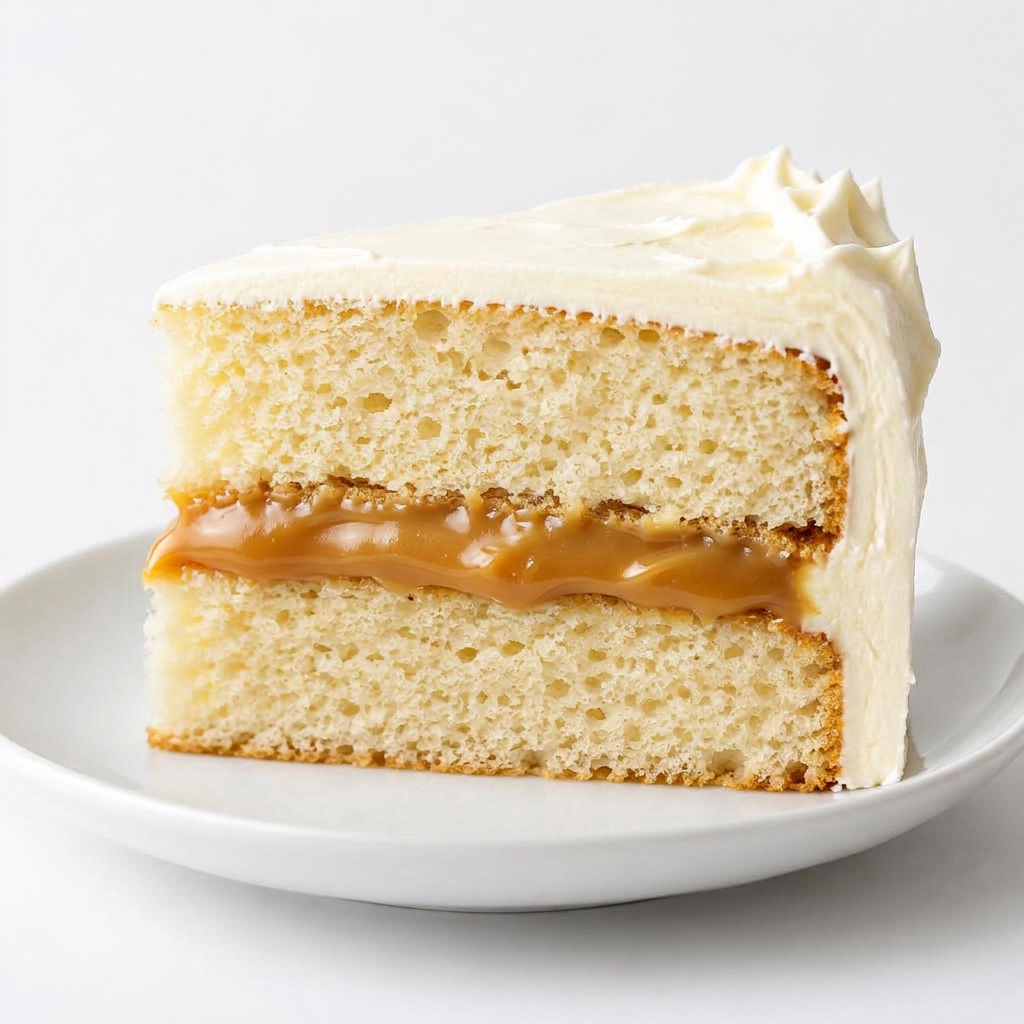 Rebanada de Vainilla con relleno de Arequipe